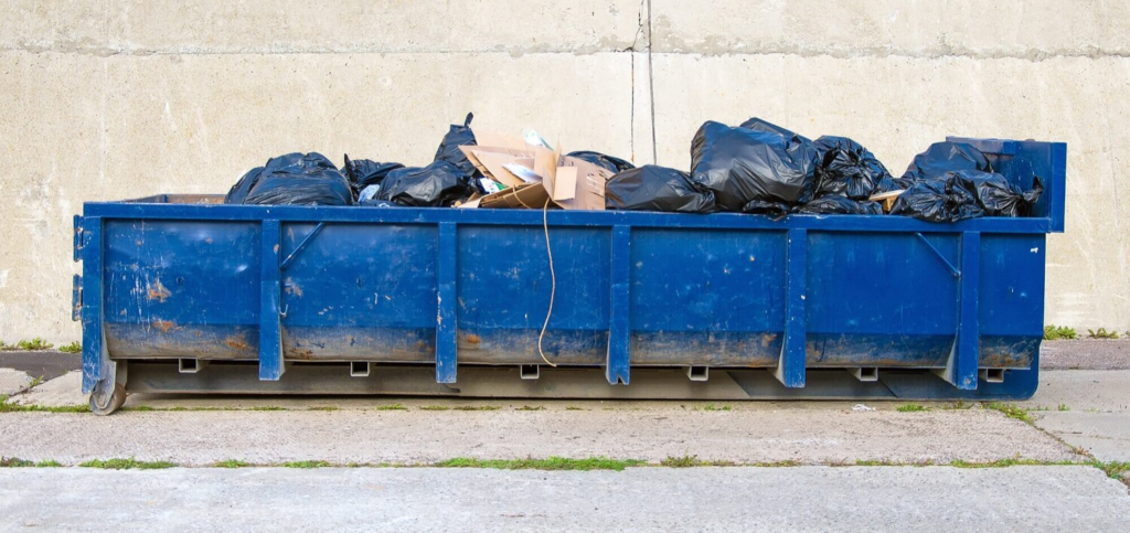 Waste Dumpster Rentals For Garage Cleanup